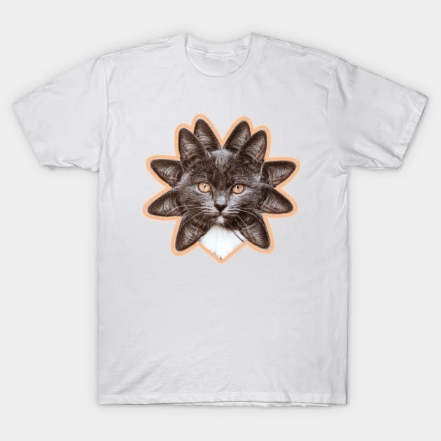 Flower Cat T-Shirt by mrmattmccarthy